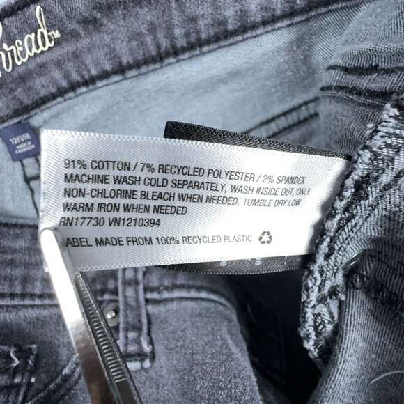 Universal Thread High Rise Jegging Jeans Womens Size 12/31R Charcoal Wash Black - Picture 6 of 13